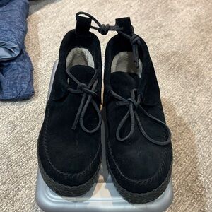 UGG Black Suede Ankle Boots